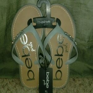 Girls size 4/5 bebe sandals
